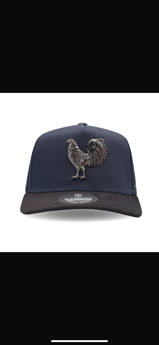 Black rooster blue Navy