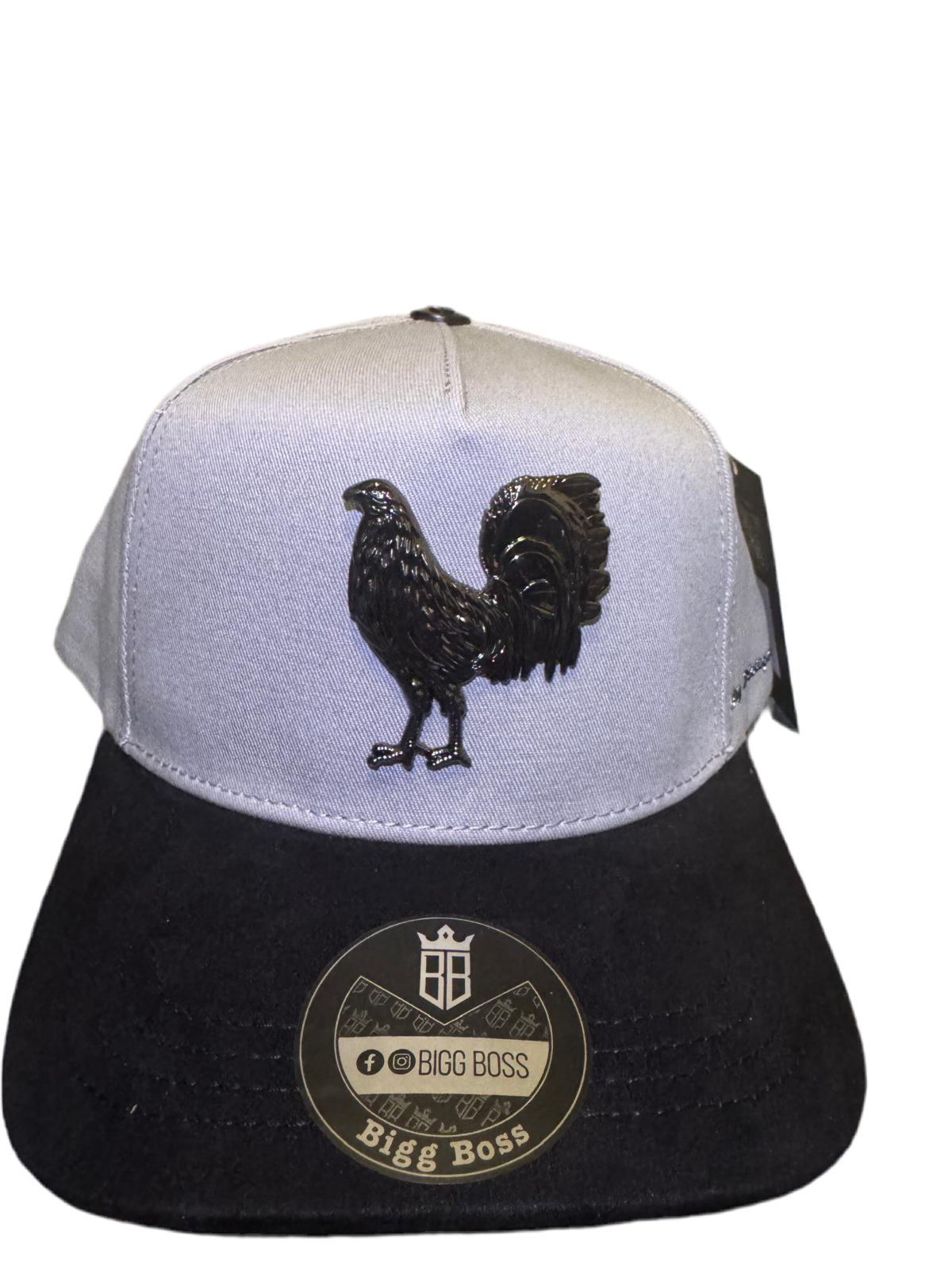 Black rooster gray