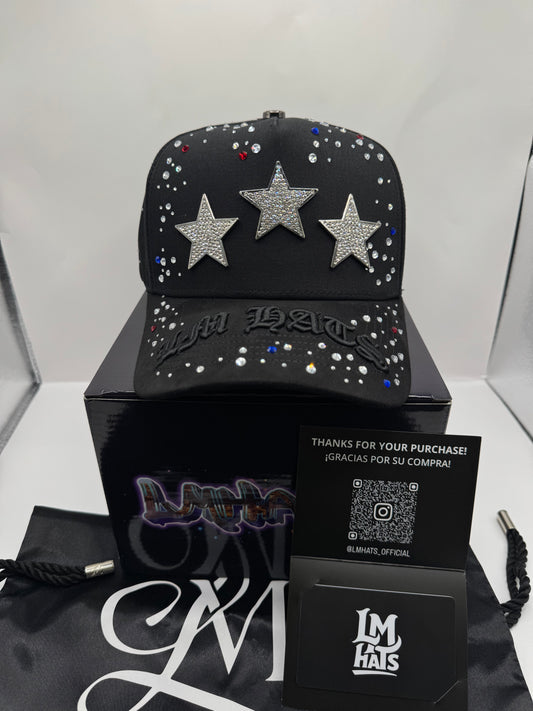 3 star cristales hats